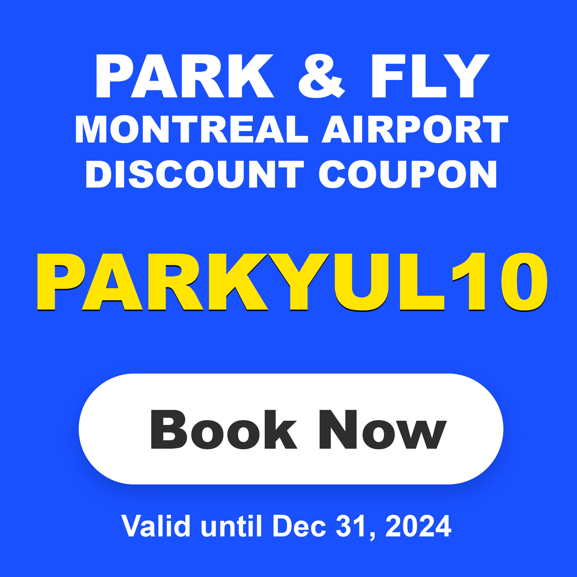 Montreal Airport parking promo code