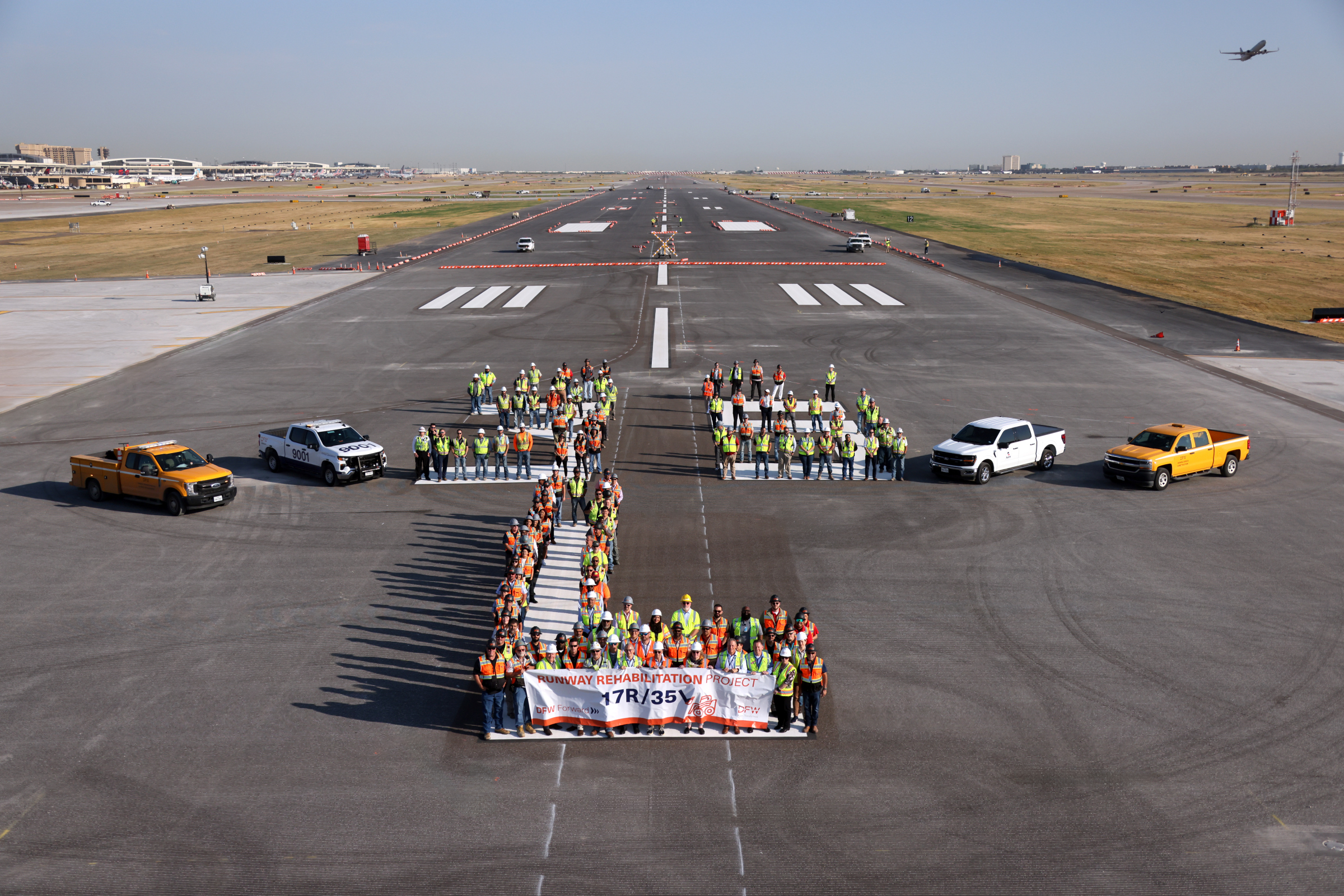 DFW Airport Achieves Record-Breaking Runway Rehab