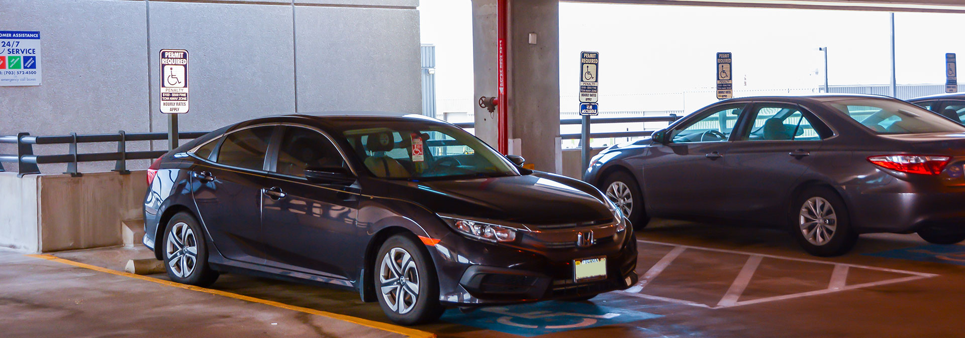 Disabled Parking IAD Airport