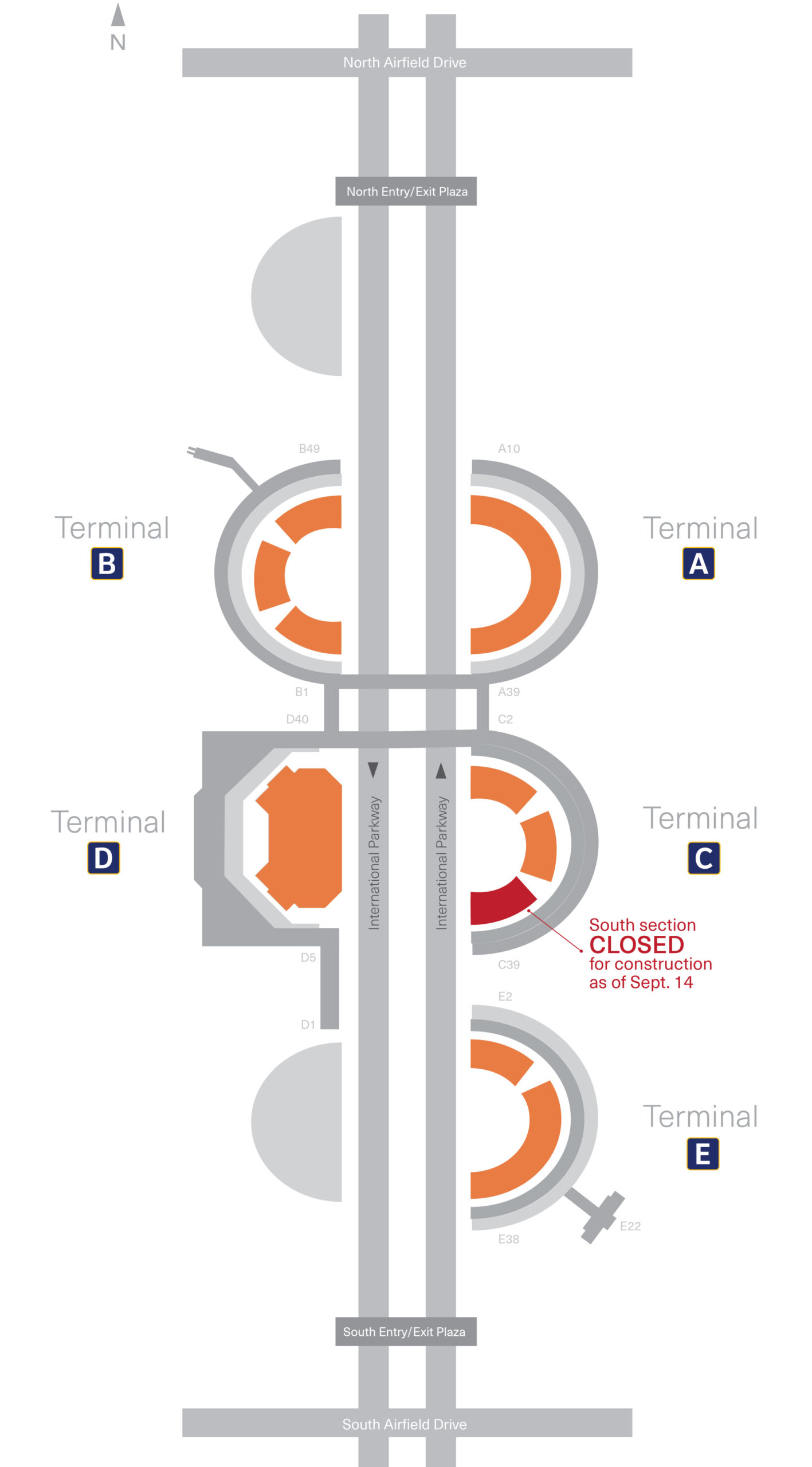 Terminal Parking at DFW Airport