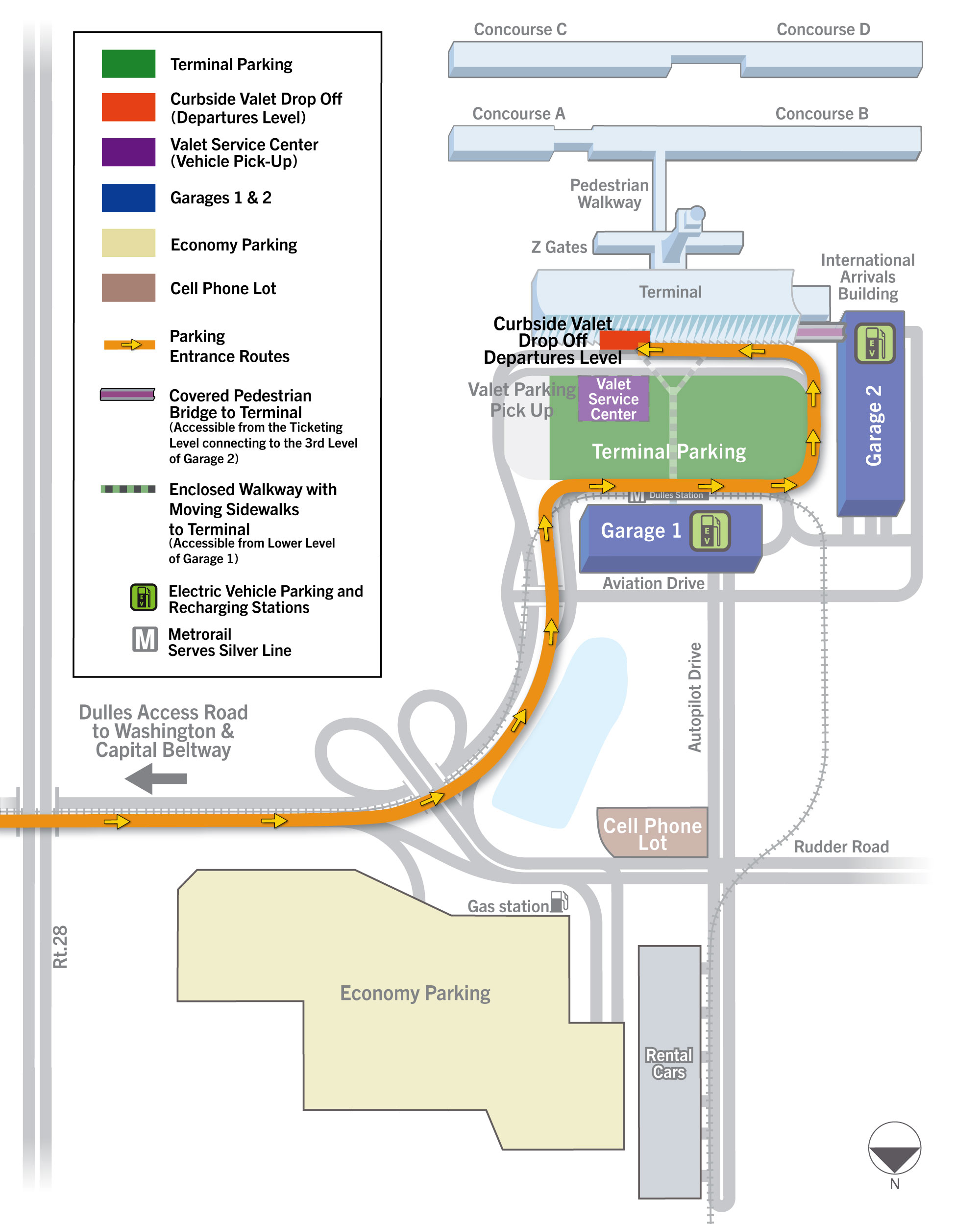 Valet Vehicle Drop-Off Dulles Airport