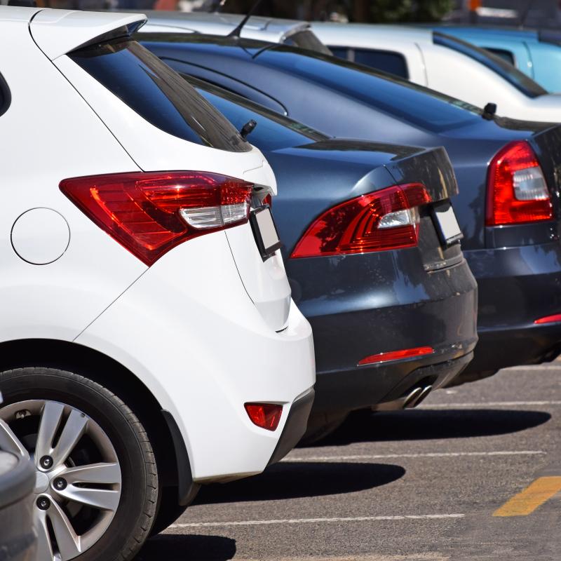 Blue Lot Parking at Cleveland Airport